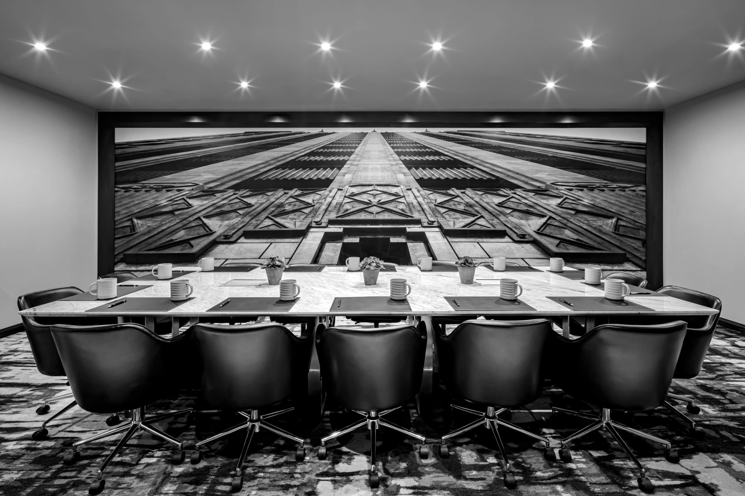 The Sinclair boardroom in Fort Worth