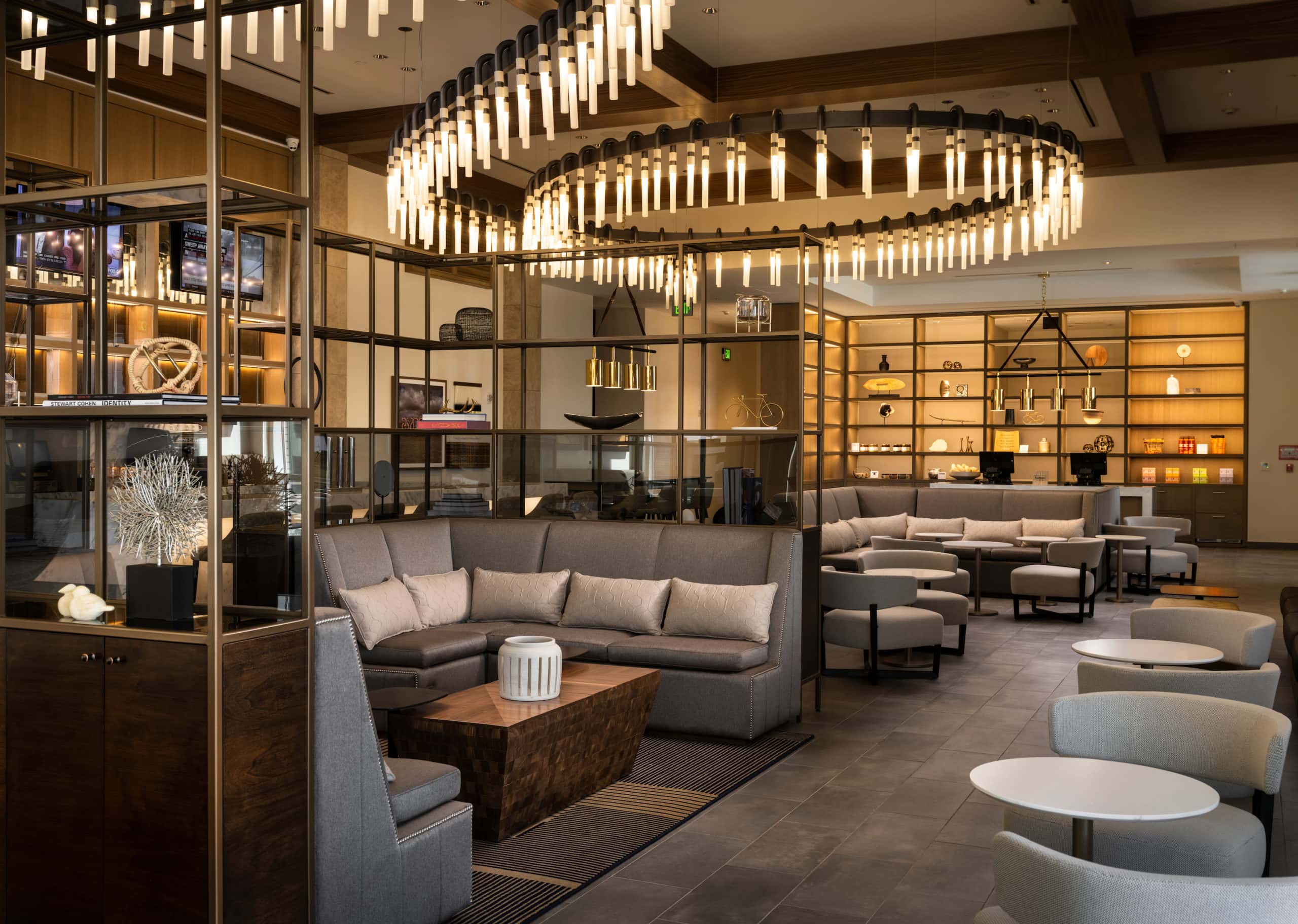 Contemporary hospitality interior developed by NewcrestImage